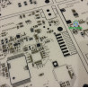 Plantillas de inspección de soporte de pin SMT